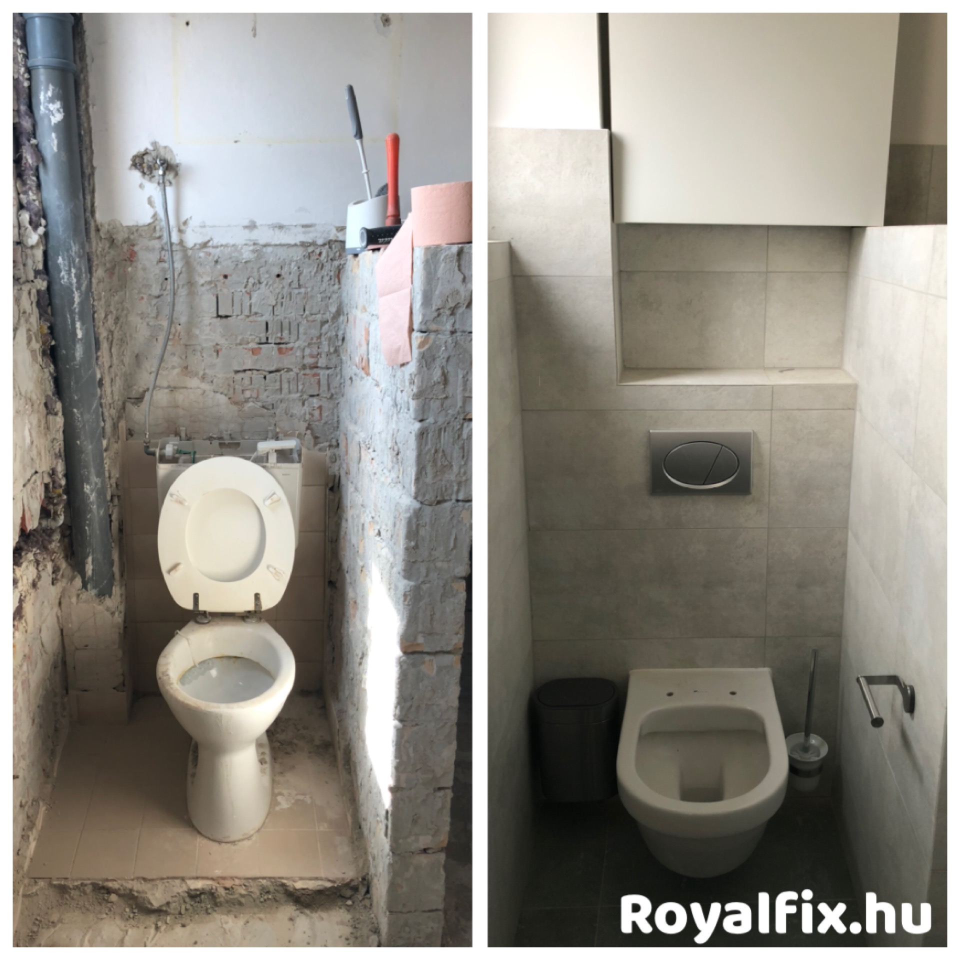 WC felújítás