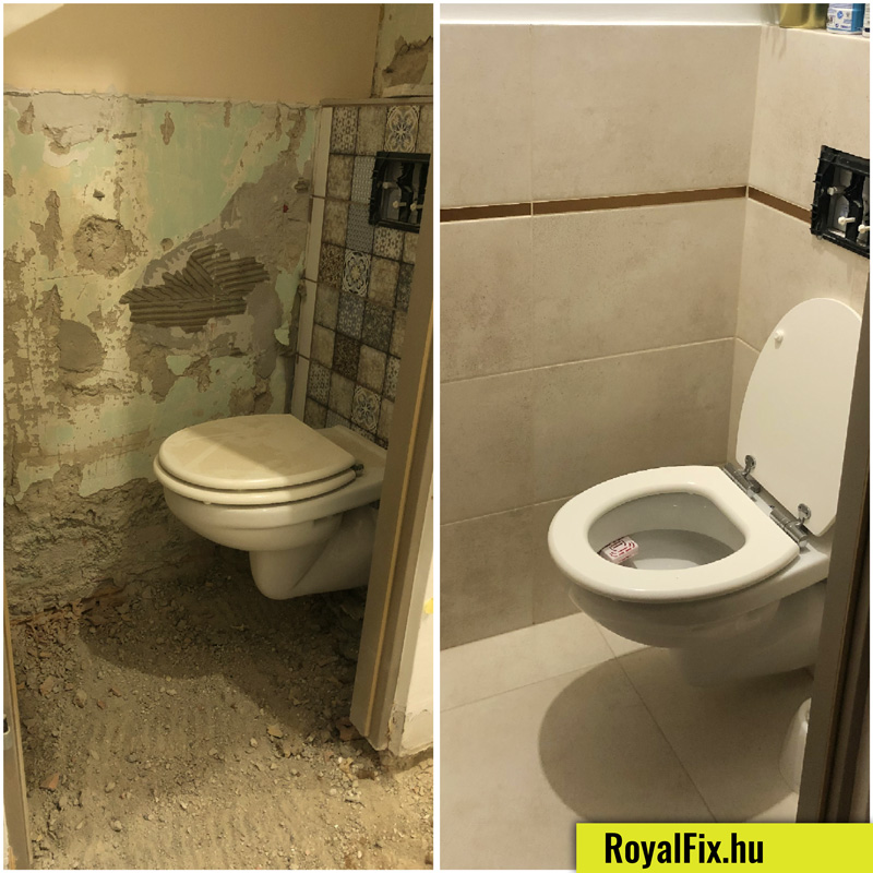 WC felújítás
